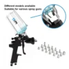 HZH NH-850ML Disposable Paint Cup System in Use with Automotive Spray Gun