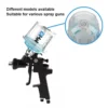 HZH WH-400ML Disposable Paint Cup System in Use with Automotive Spray Gun