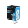 HZH WH-650ML Disposable Paint Cup System Dispenser Packaging showing proper usage with spray gun