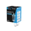 HZH WH-850ML Disposable Paint Cup System Dispenser Packaging showing proper usage with spray gun