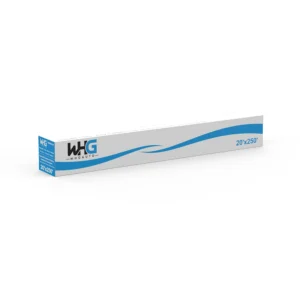 WHGAuto 20x250ft Masking Film packaging box angled right view, showing product design and quality