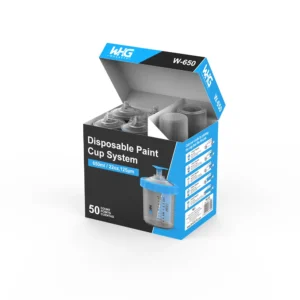 WHGAuto 650ml Disposable Paint Cup System with Paint Cup in Zipper Packaging Front View