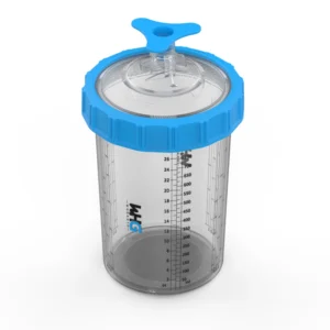 Close-up of WHGAuto 850ml Disposable Paint Cup with Measurement Markings